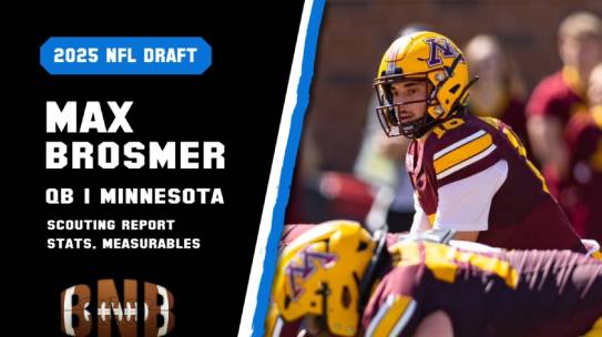 Max Brosmer NFL Draft Scouting Report