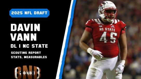 Davin Vann NFL Draft Scouting Report